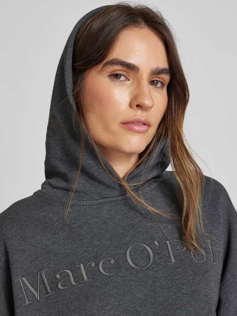MARC O POLO Hoodie met labelstitching