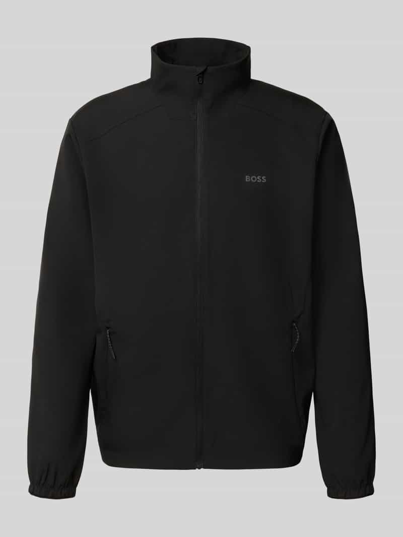 BOSS Green Regular fit sweatjack met ritszakken model 'CRUISELITE'