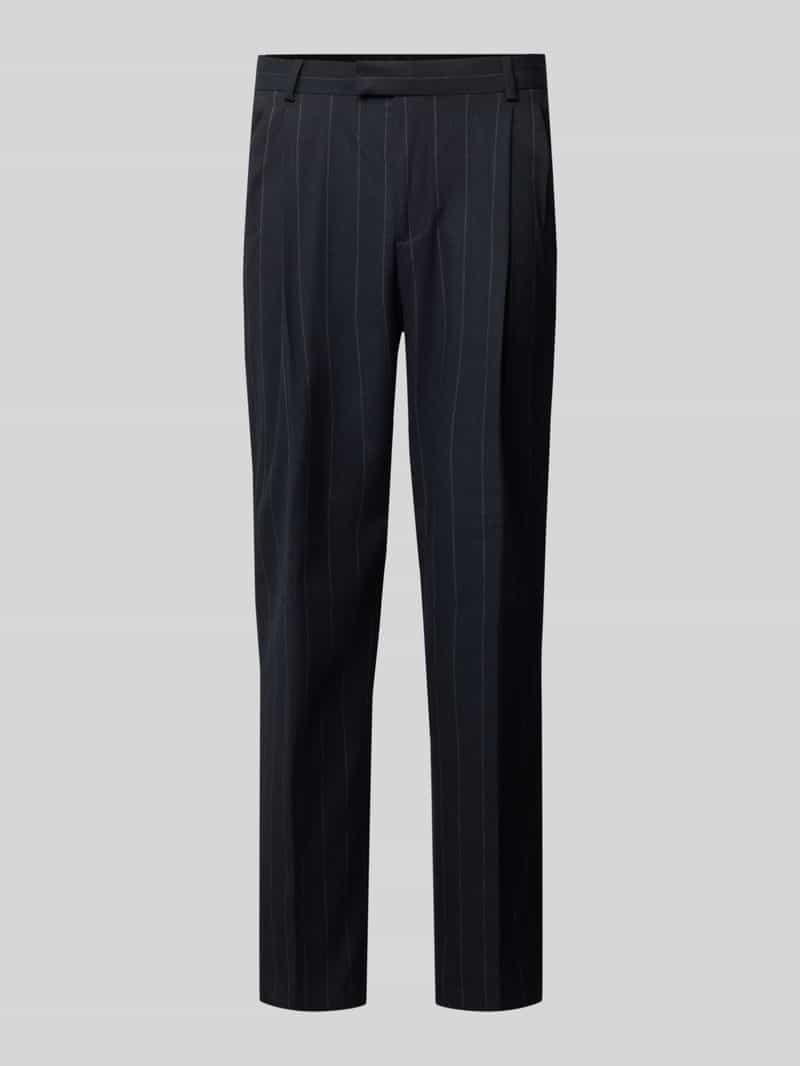 Pantalon met bandplooien model 'Phil'