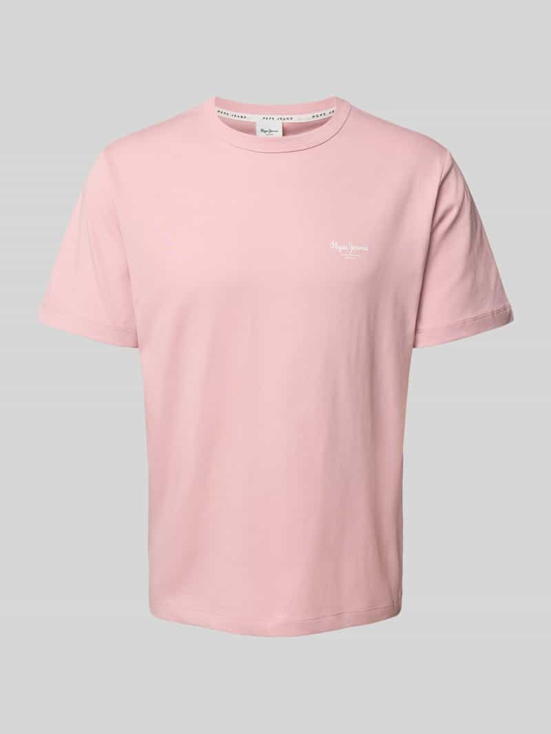 Pepe Jeans Regular fit T-shirt van puur katoen model 'TALBOT'