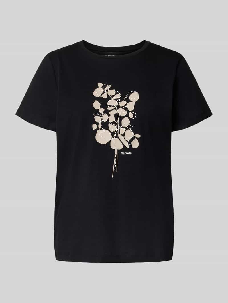 Tom Tailor Regular fit T-shirt van puur katoen