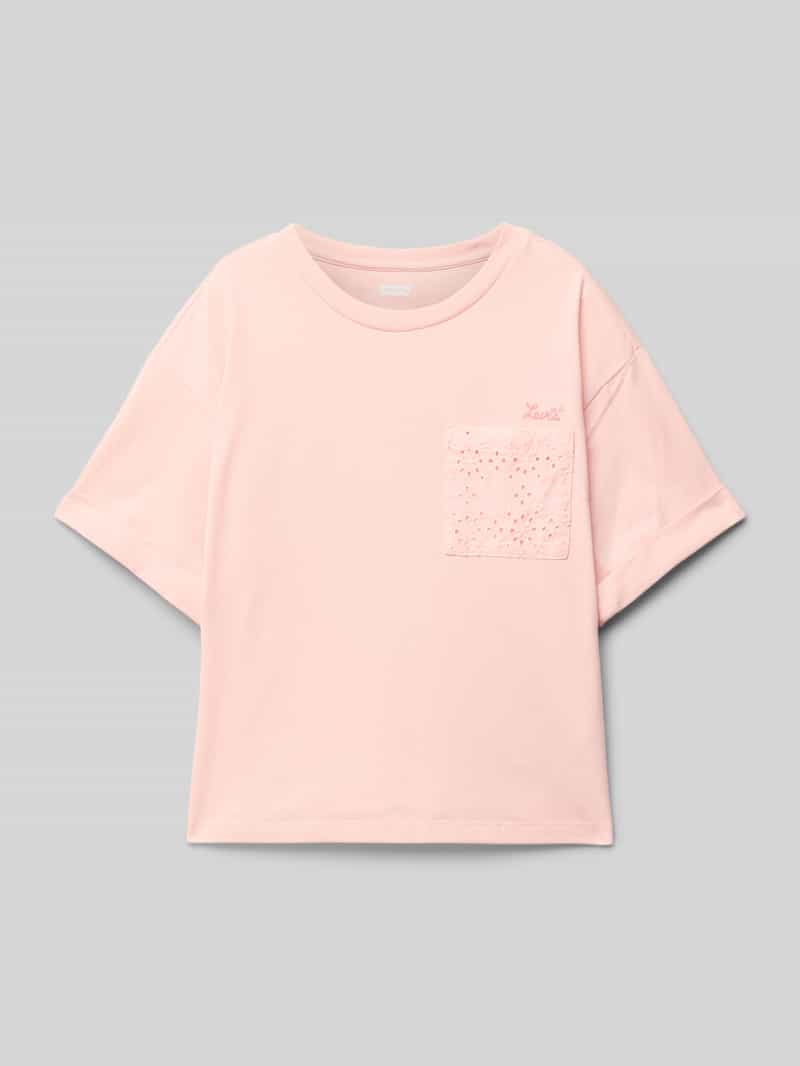 Levi s Kids T-shirt met labelstitching