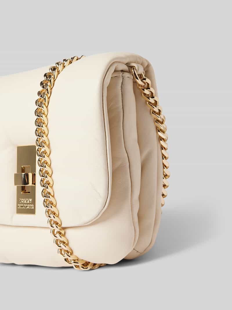 Tommy Hilfiger Crossbodytas van schapennappa met labeldetail