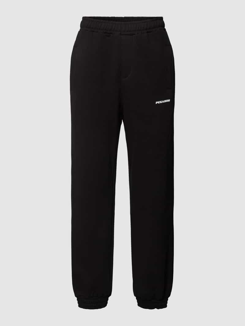 Pegador Sweatpants met strookzakken model 'LOGO'