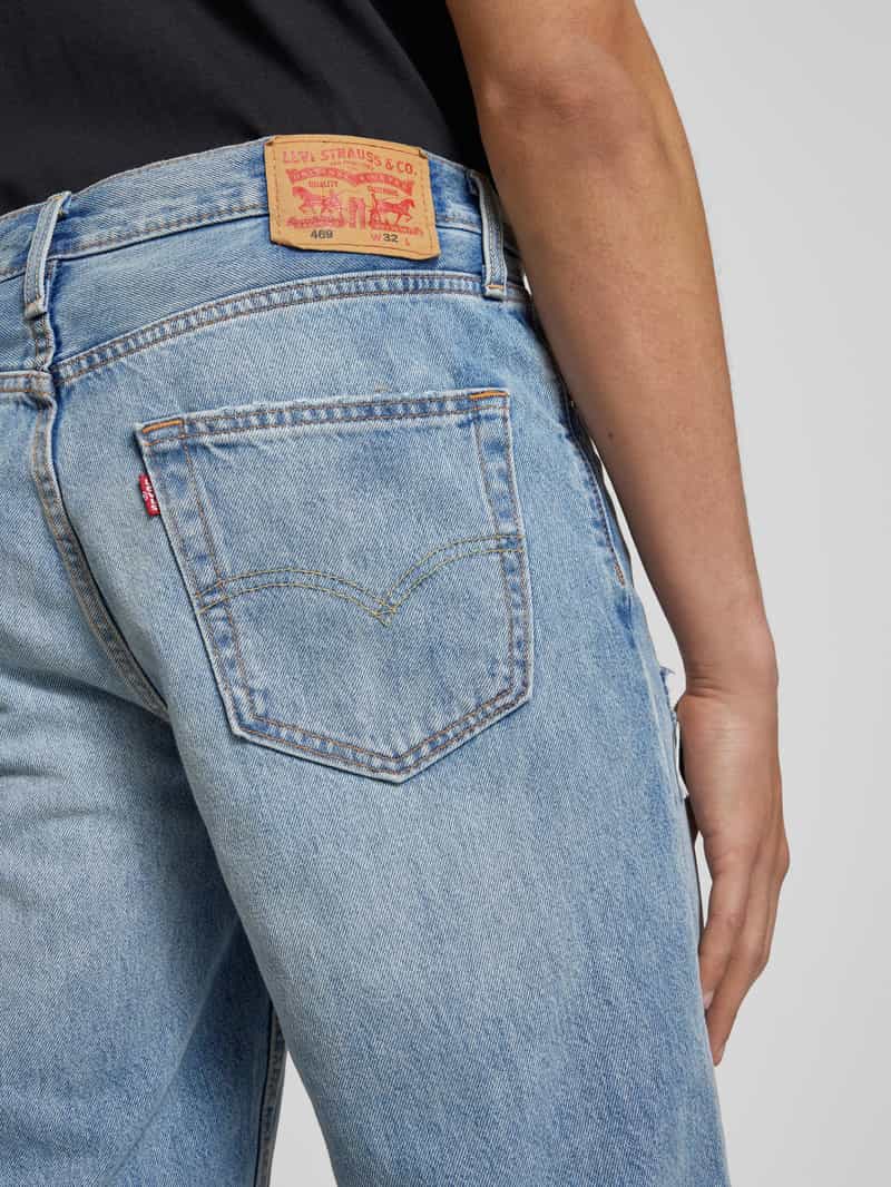 Levi's Loose fit korte jeans in destroyed-look