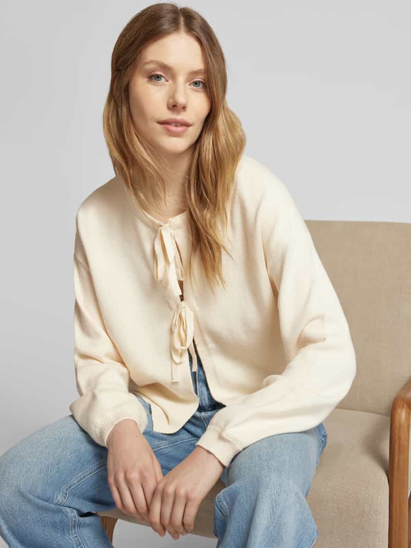 Vero Moda Regular fit gebreid jack van viscosemix model 'HOLLYKARIS'