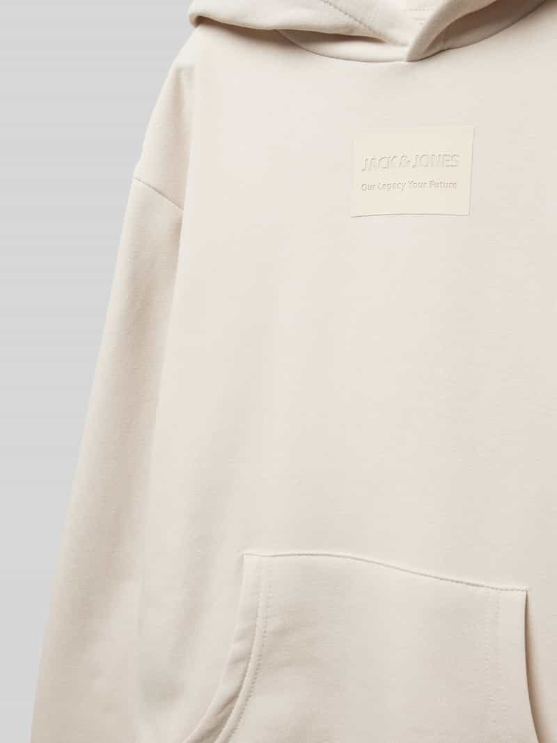 jack & jones Hoodie met labelpatch model 'HAKKAI'