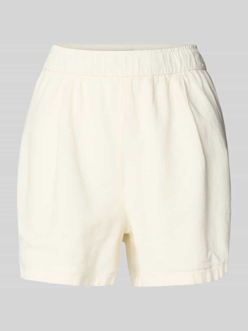 Review Relaxed fit korte broek met plooien