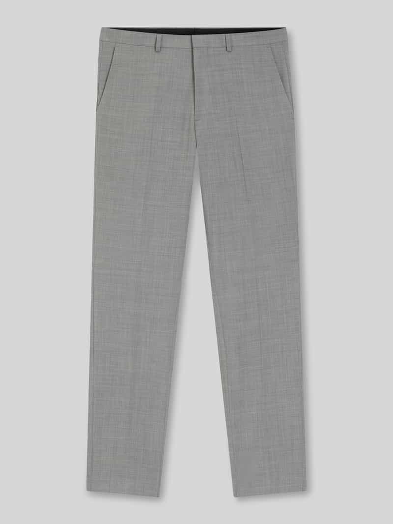 HUGO Regular fit pantalon van wolmix model 'HESTEN'