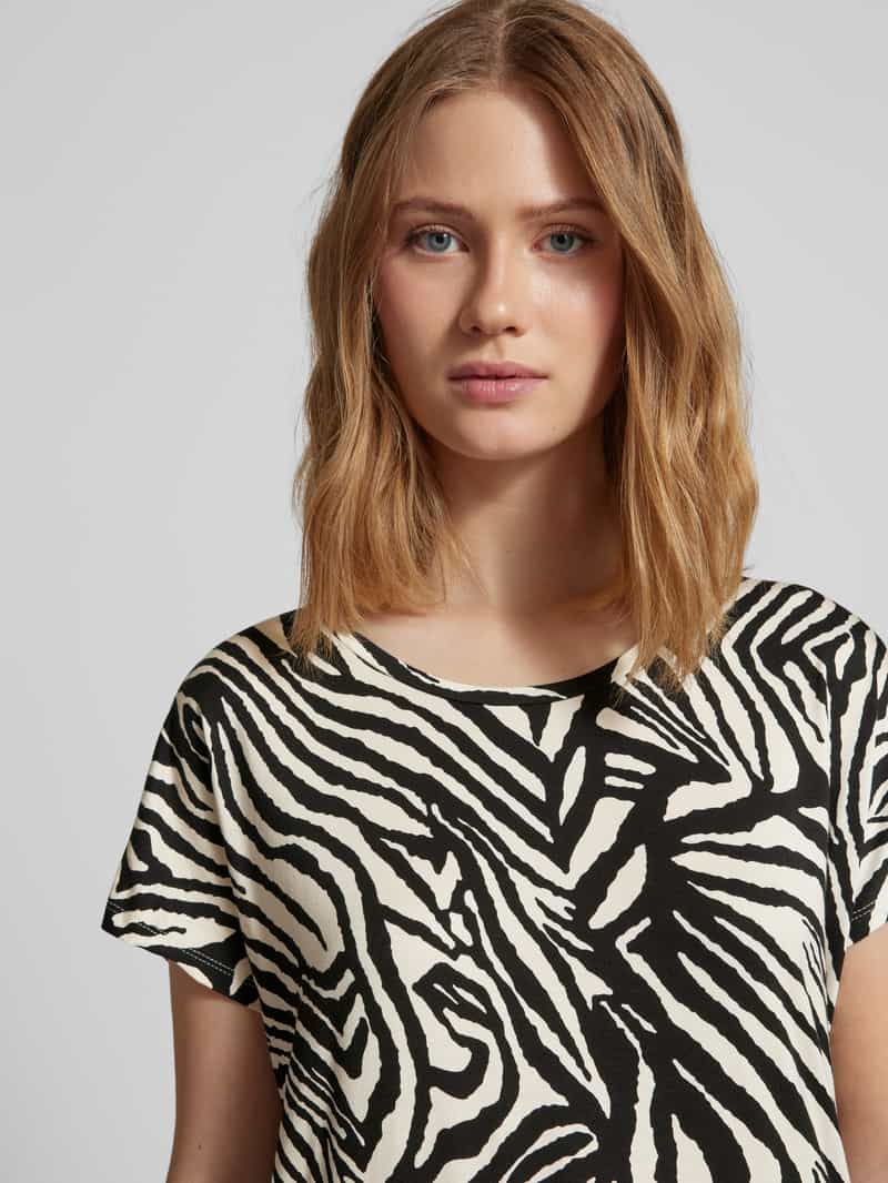 Soyaconcept T-shirt met dierenprint model 'Marica'
