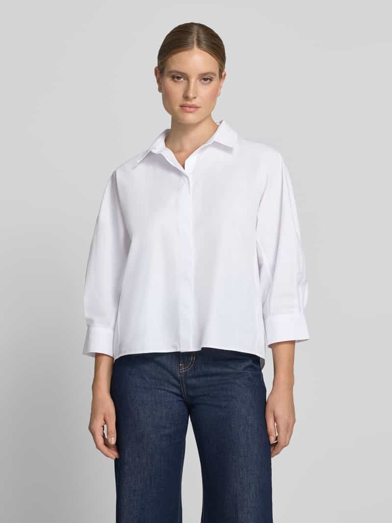 someday. overhemdblouse met opstaande kraag model 'Zelma'