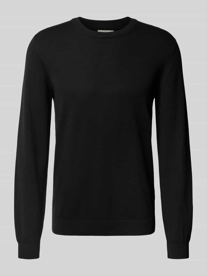 casual friday Gebreide pullover met ronde hals model 'OSVALD'