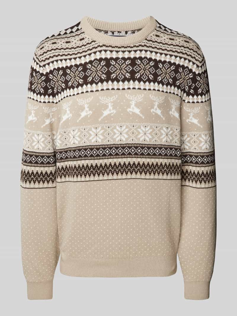 MCNEAL Gebreide pullover met ronde hals