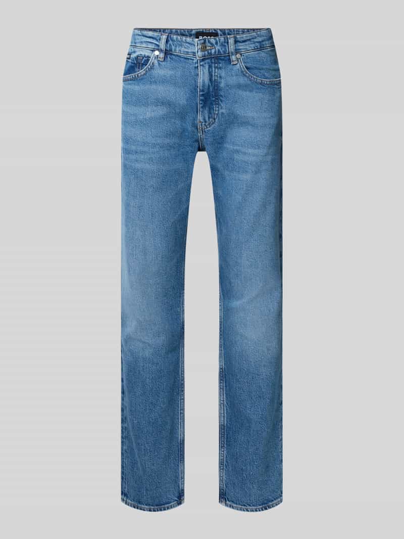 Boss Slim fit jeans van katoenmix model 'DELAWARE'