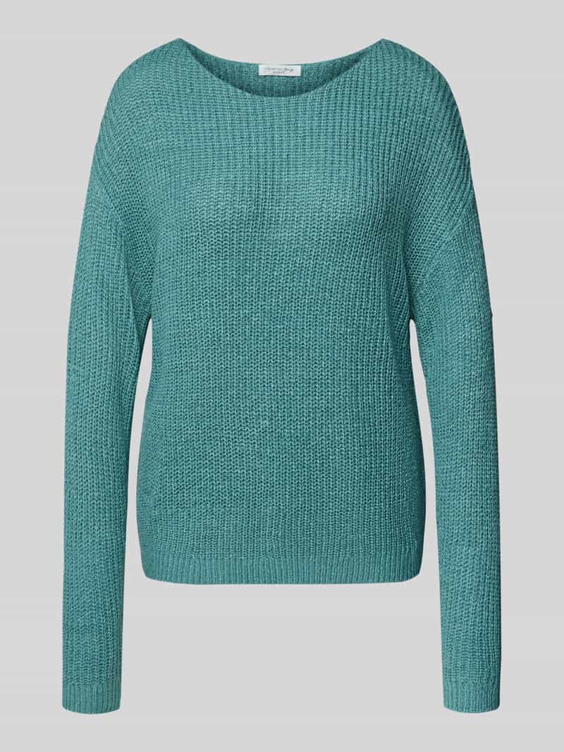 Christian Berg Woman Gebreide pullover met extra brede schouders