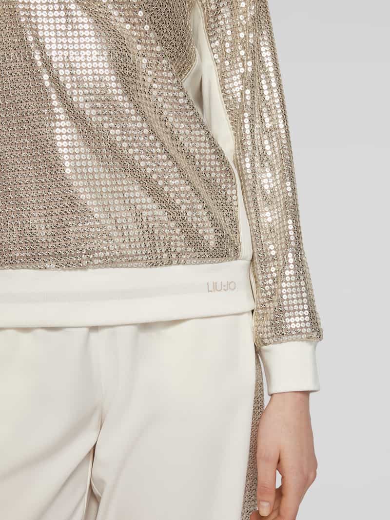 LIU JO SPORT Sweatshirt met ribboorden
