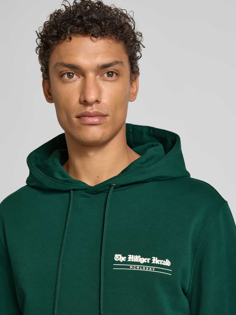 Tommy Hilfiger Regular fit hoodie van puur katoen