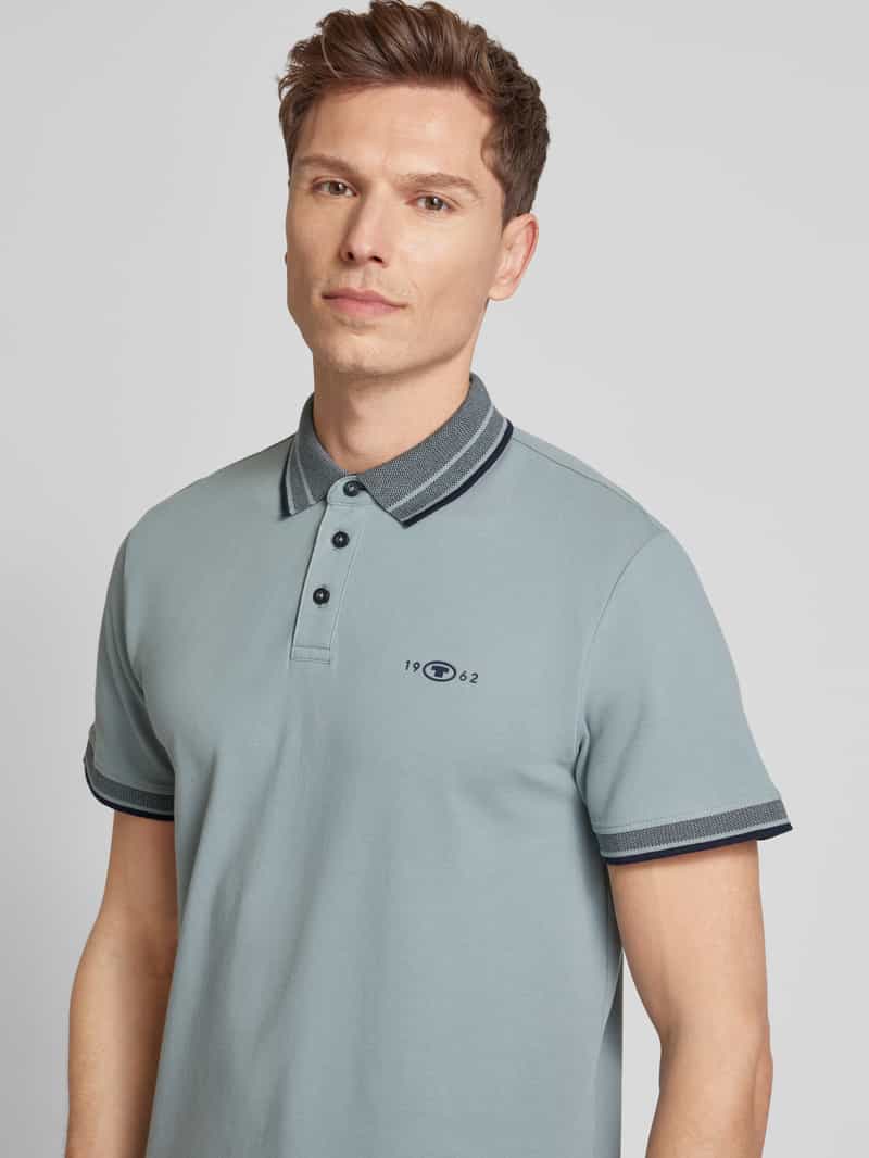 Tom Tailor Regular fit poloshirt met contraststrepen