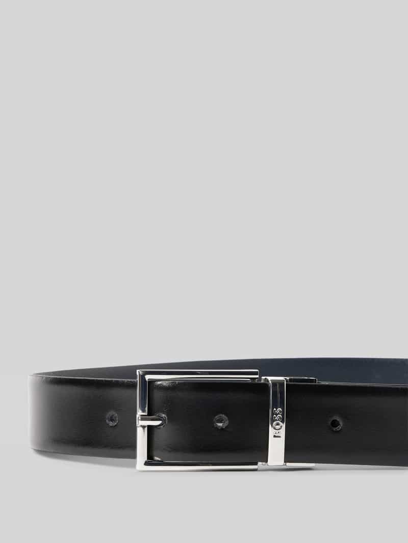 Boss Leren riem met doornsluiting model 'Otano'