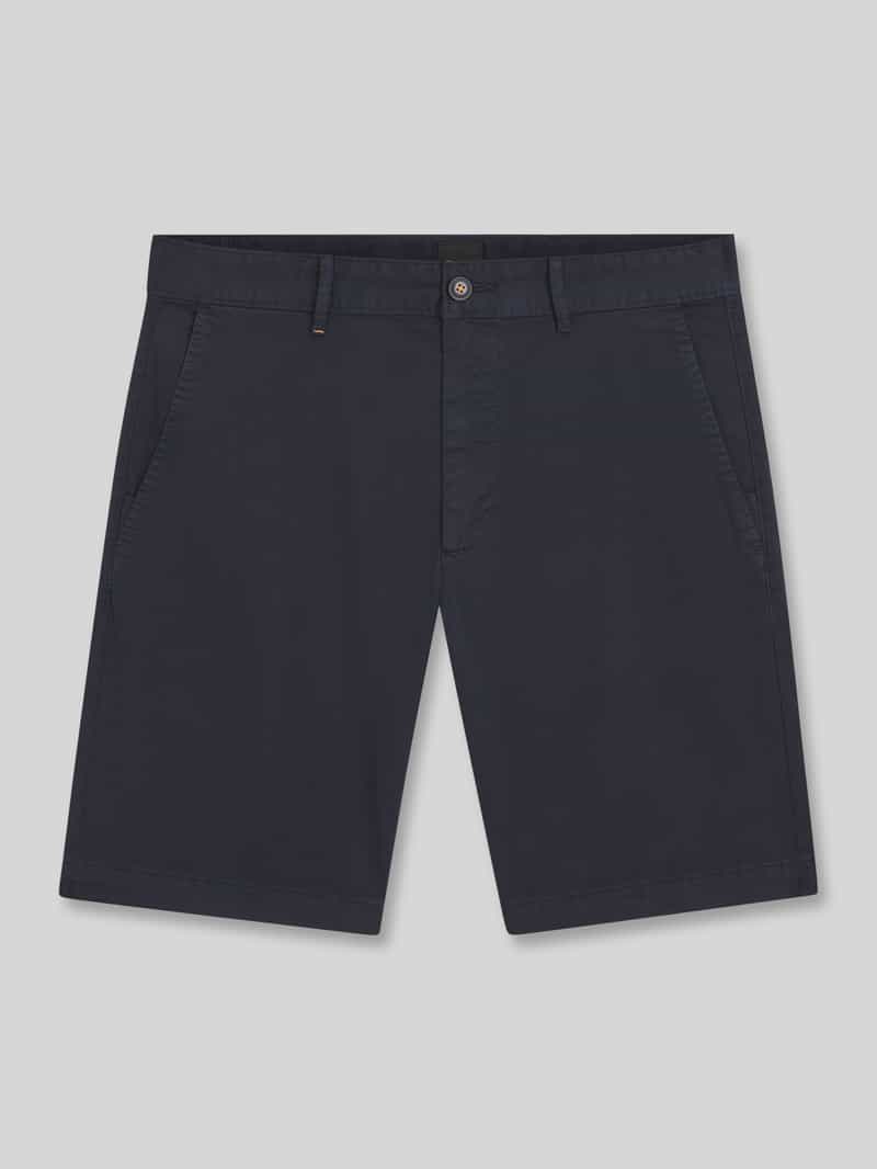 slim fit korte chino van katoenmix model 'CHINO-SLIM-SHORTS'