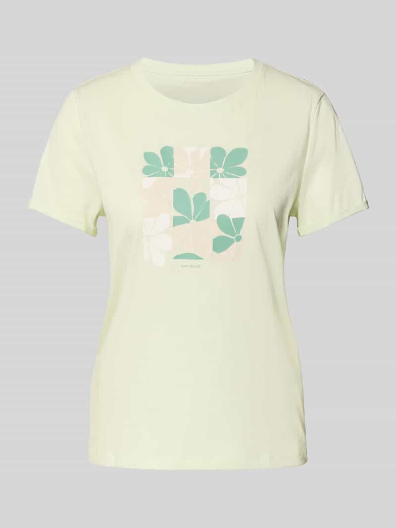Tom Tailor Regular fit T-shirt van puur katoen
