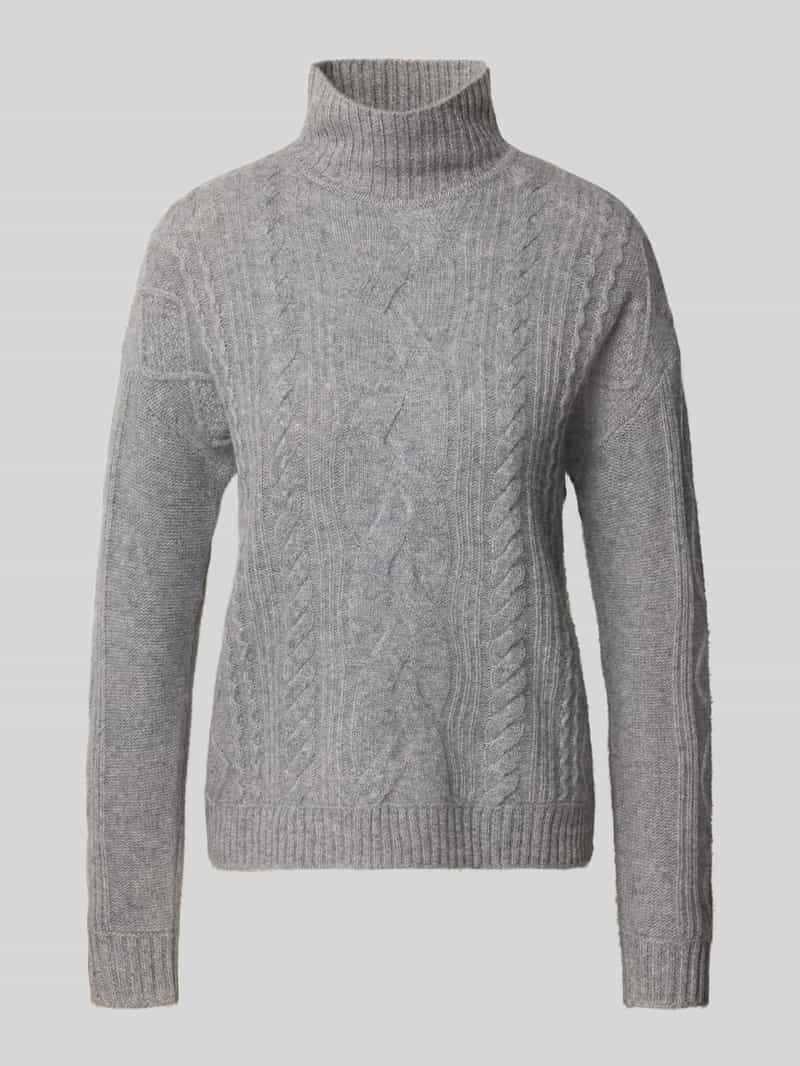 Christian Berg Woman Pullover van kasjmier met kabelpatroon