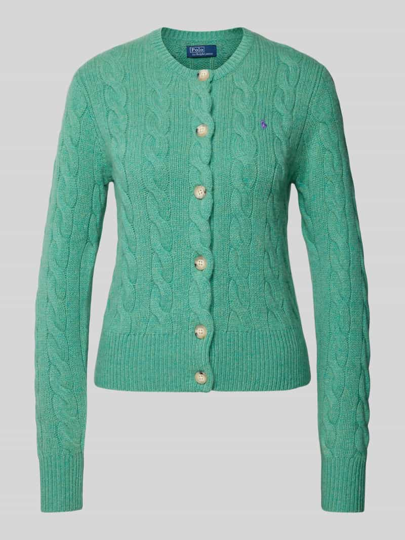 Polo Ralph Lauren Wollen cardigan met kabelpatroon