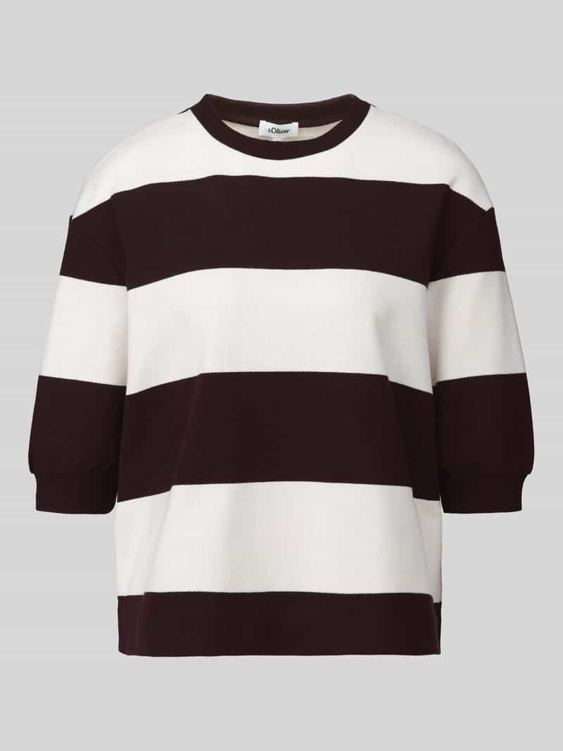 relaxed fit sweatshirt van katoenmix