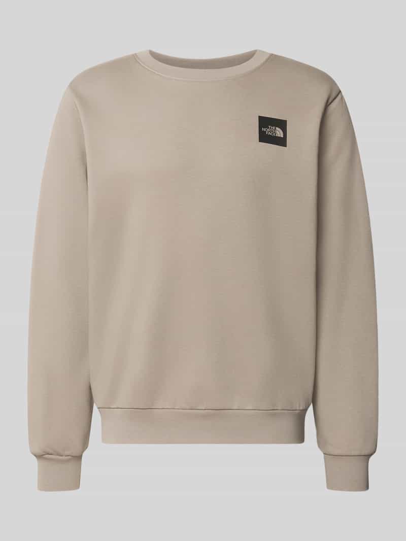 The North Face Regular Fit sweatshirt met logodetail zand
