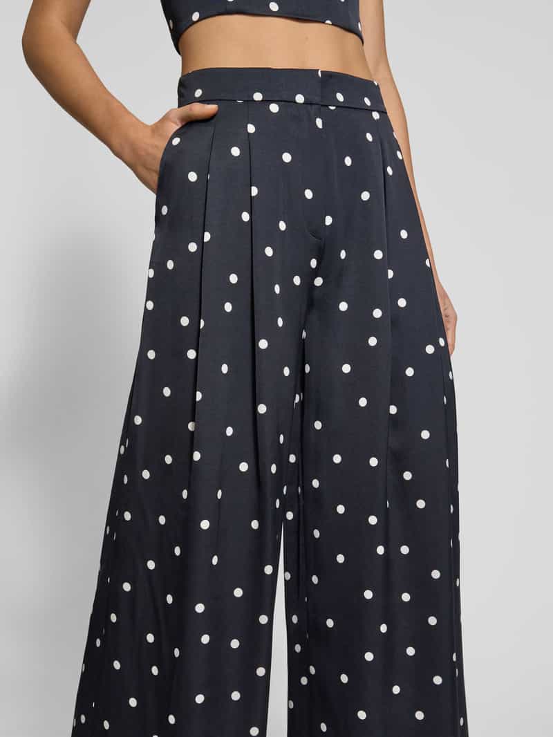 P&C* curated by GLAMOUR Wide leg stoffen broek met bandplooien