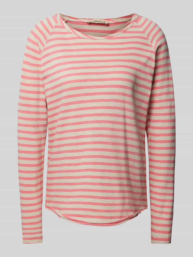 Smith and Soul Shirt met lange mouwen met streepmotief