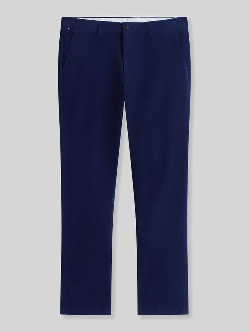 Tommy Hilfiger Slim fit corduroy broek van katoenmix