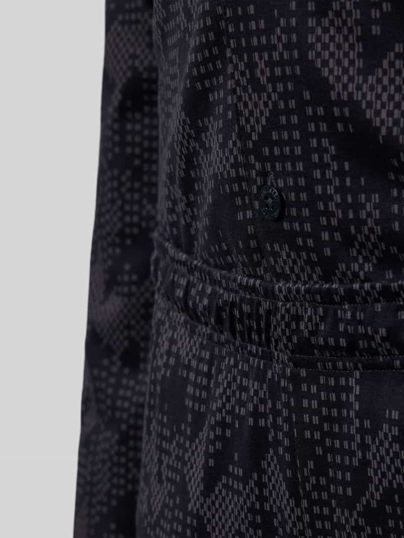 Schiesser Pyjama met structuurmotief