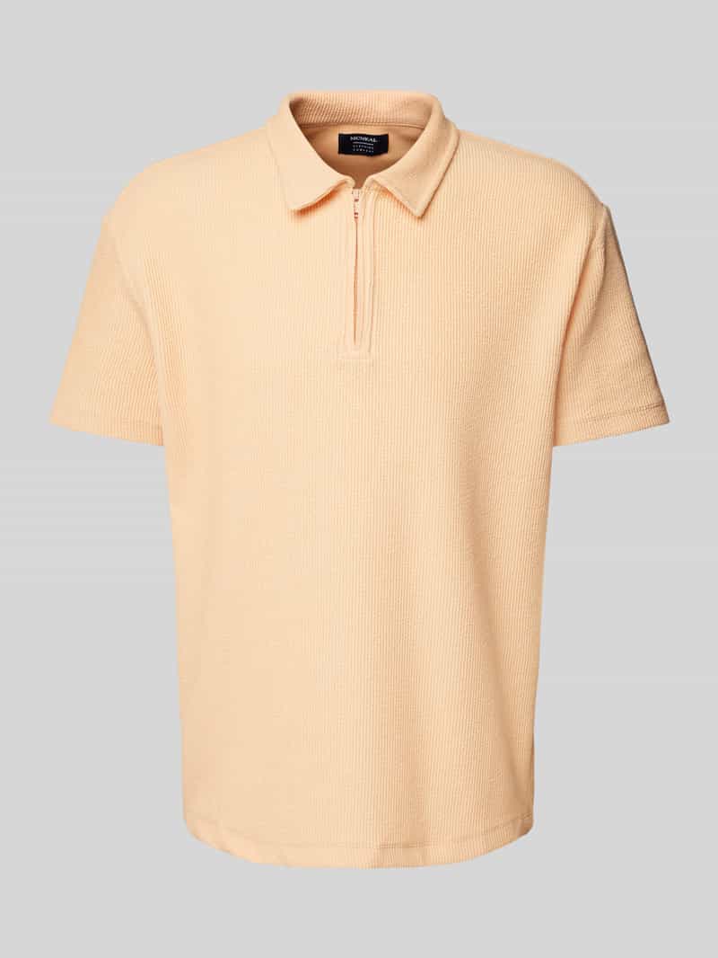 MCNEAL Regular fit poloshirt met ritssluiting