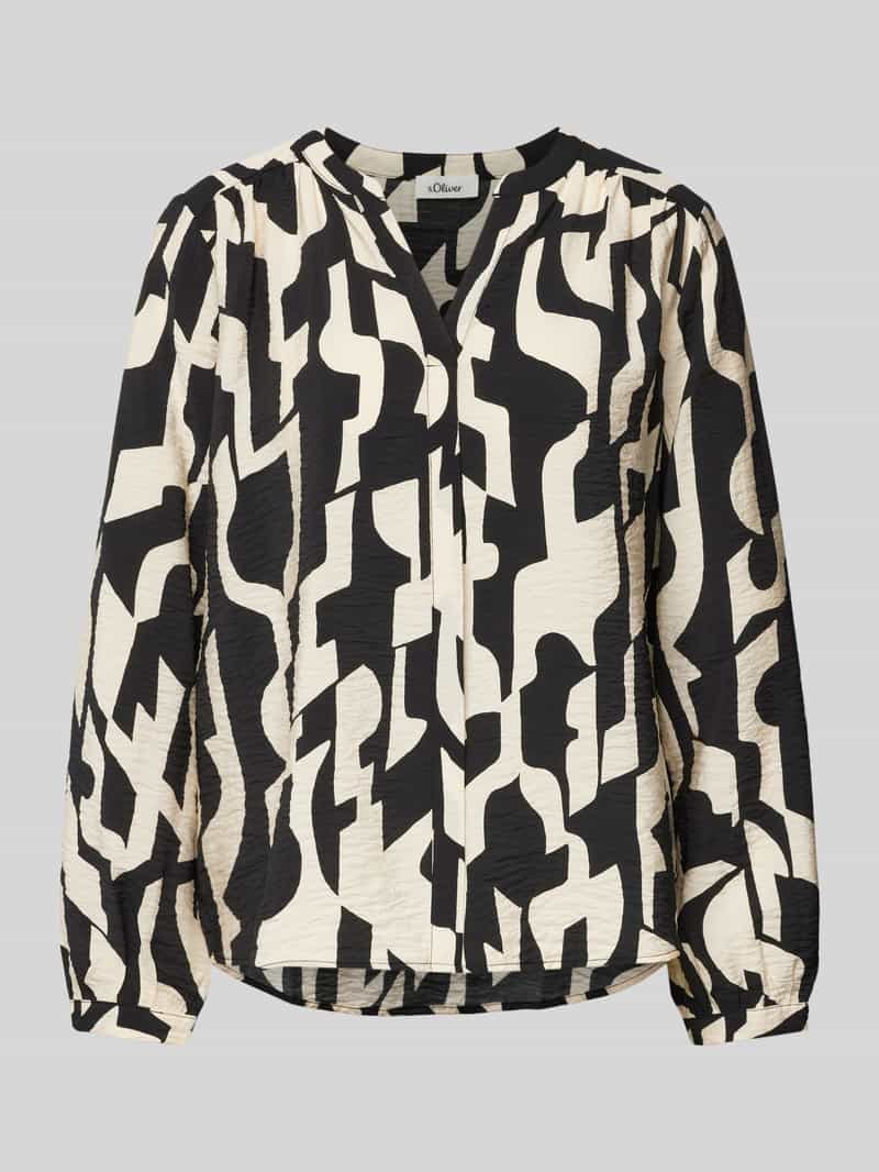 S.Oliver Blouse met lange mouwen met print all-over