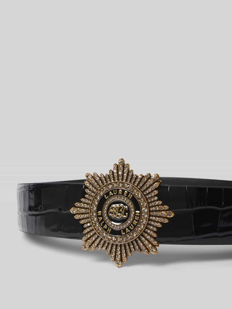 Lauren Ralph Lauren Leren riem met pinsluiting