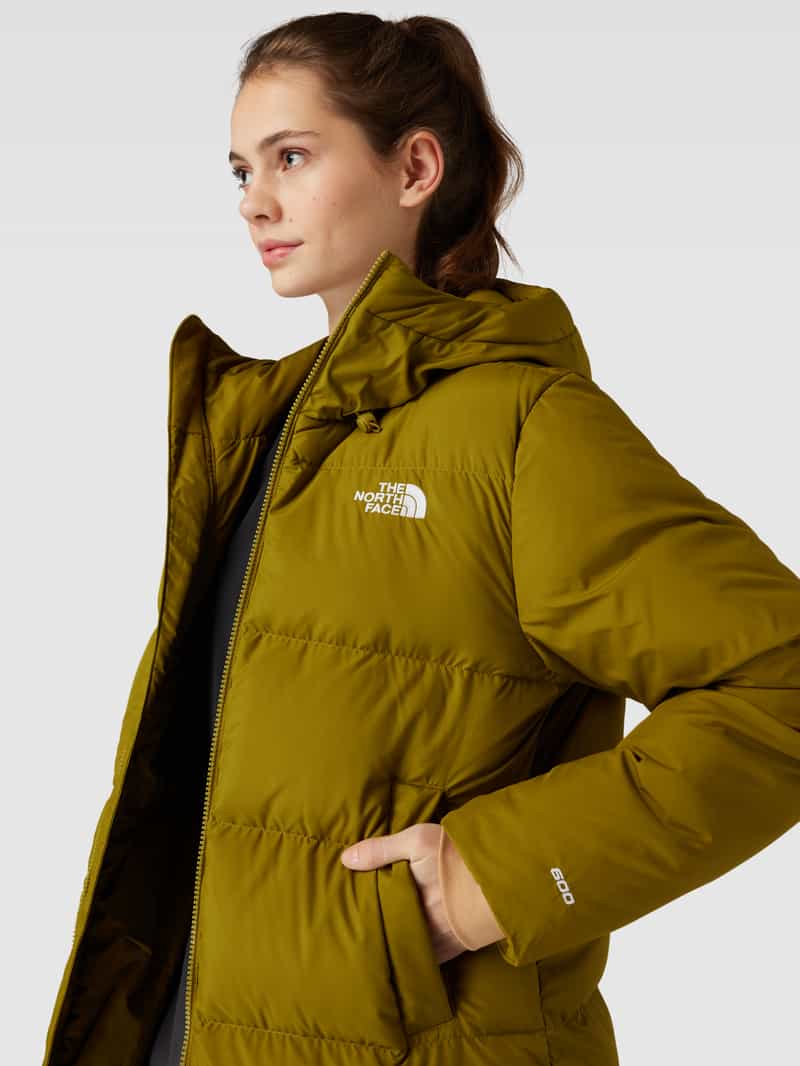 The North Face Donsjack met labelstitching