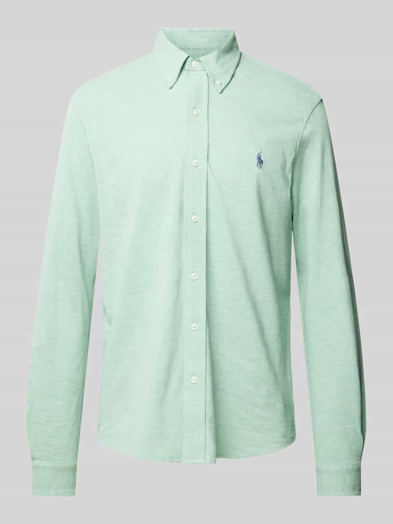 Polo Ralph Lauren Slim fit vrijetijdsoverhemd met logostitching