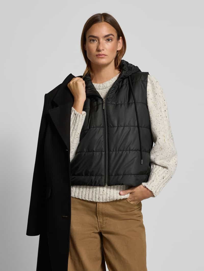 MORE & MORE Regular fit lange jas met viscose