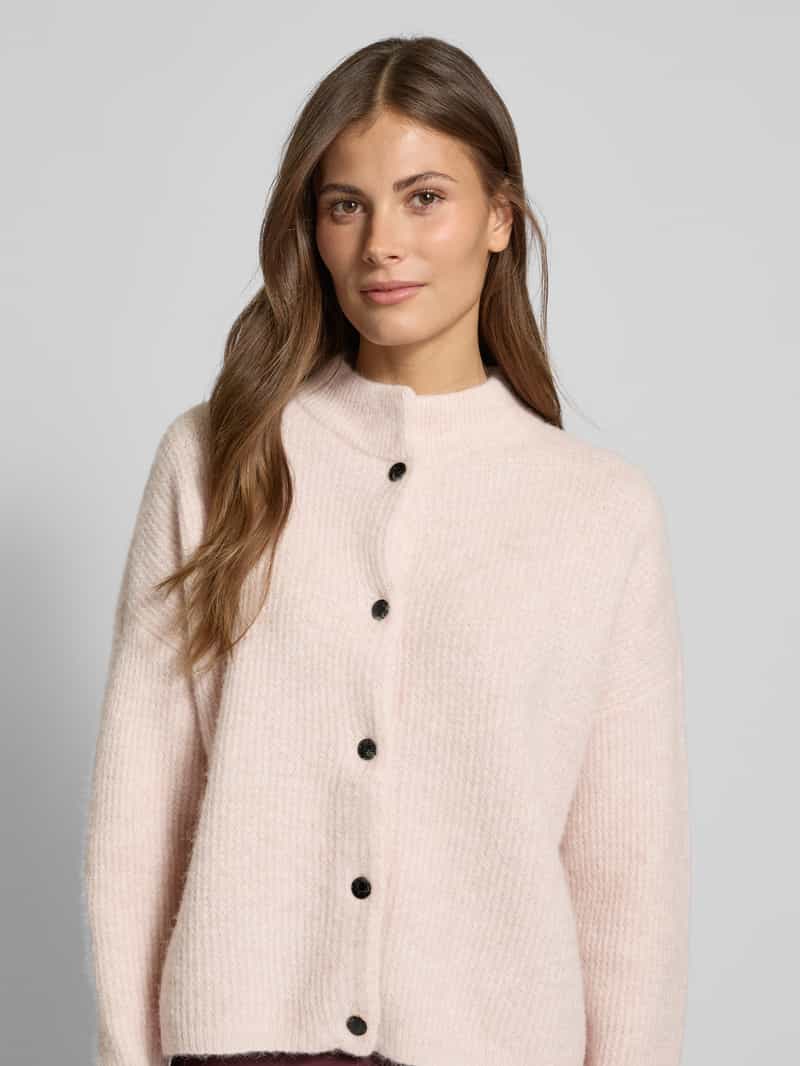 Gestuz Cardigan van wolmix met opstaande kraag model 'Alpha'