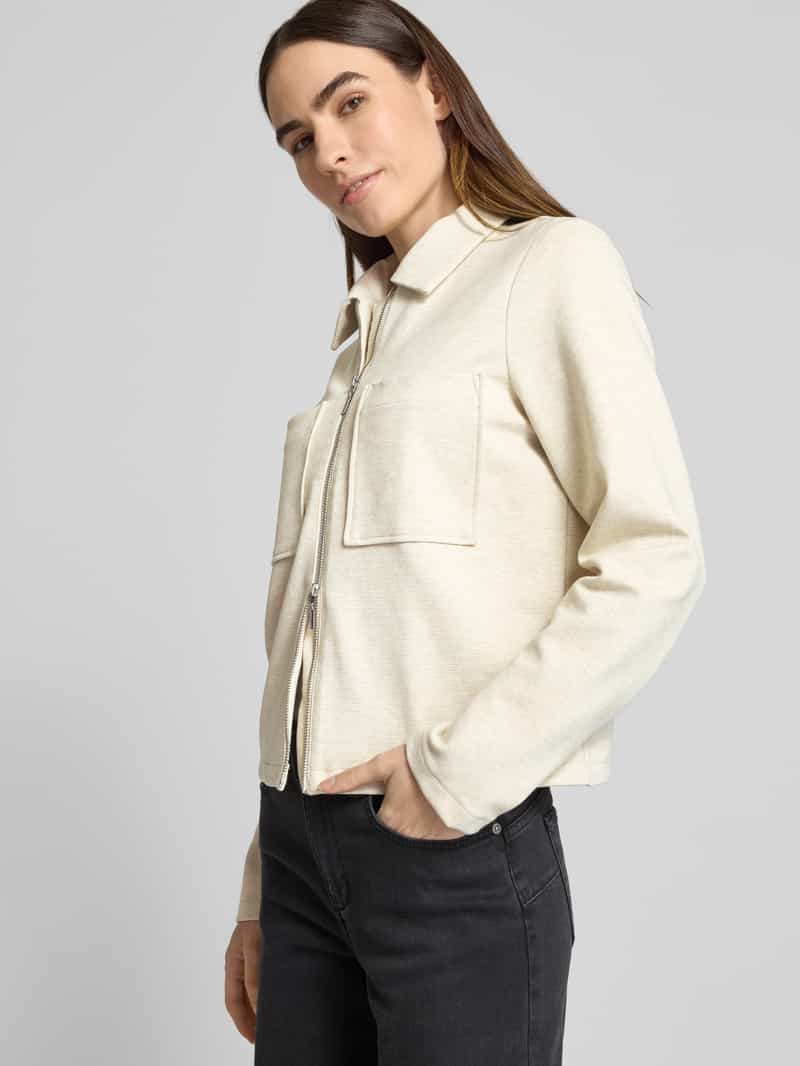 Tom Tailor Regular fit overhemdjack van gestructureerde katoenmix