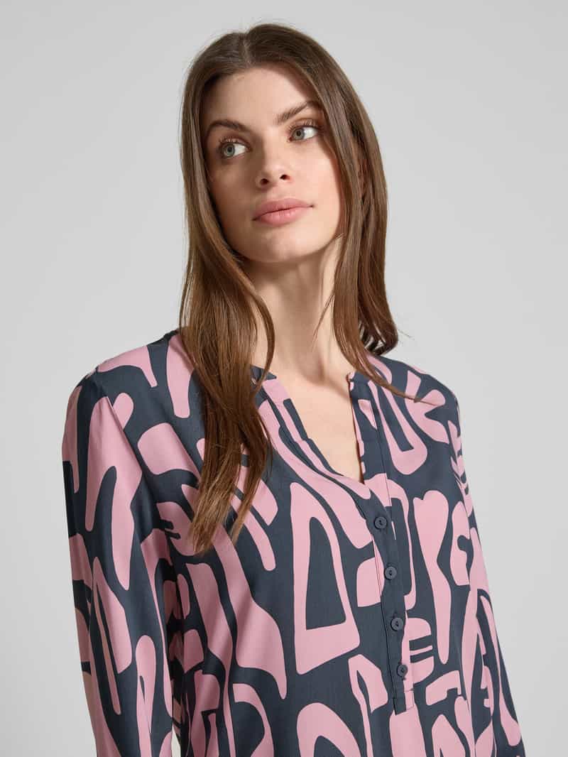 Christian Berg Woman Lange blouse met V-hals