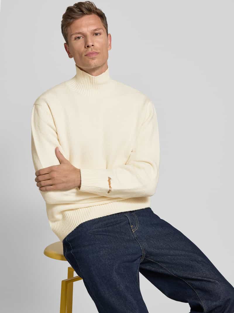jack & jones Gebreide pullover met ribboorden model 'NORREBRO''