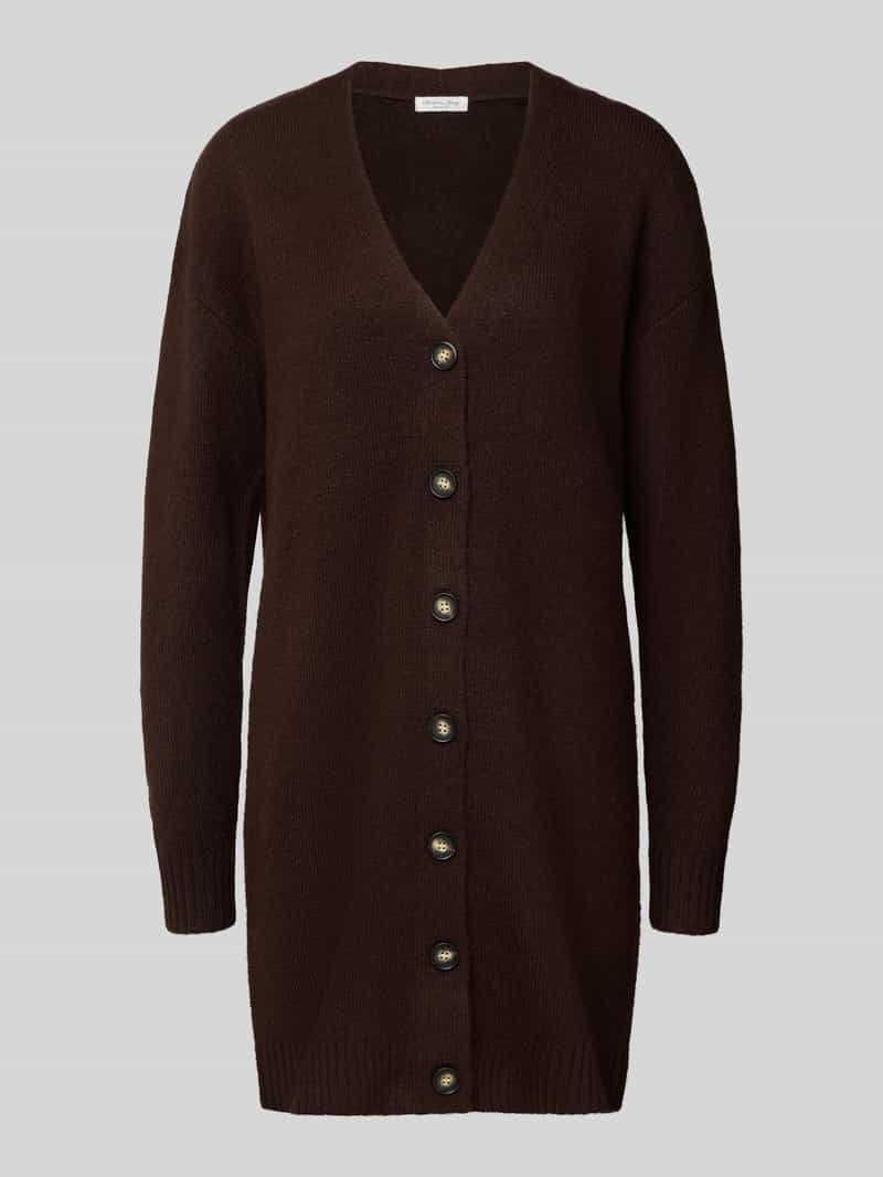 Christian Berg Woman Cardigan met V-hals en knoopsluiting