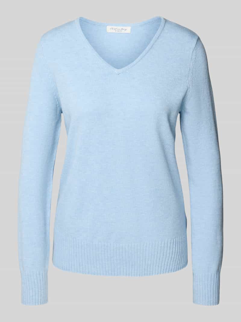 Christian Berg Woman Regular fit shirt van lange mouwen van viscosemix in gebreide look