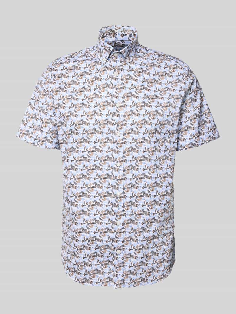 Slim fit vrijetijdsoverhemd met button-downkraag