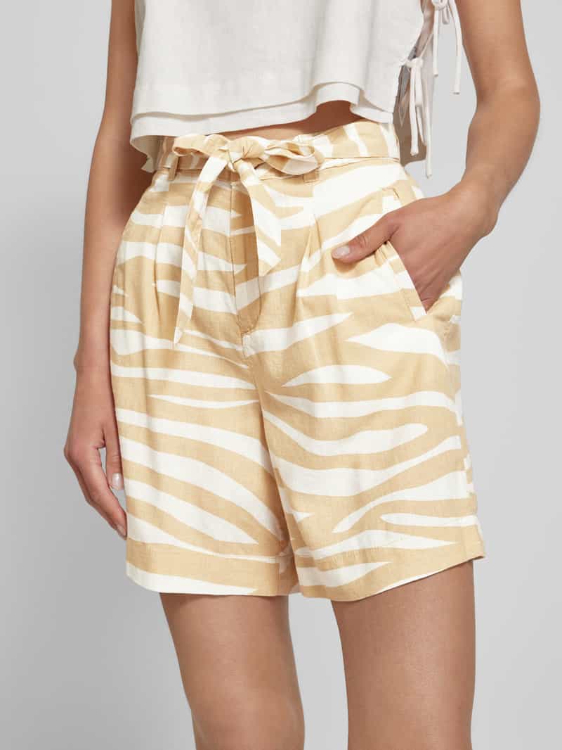 s.Oliver RED LABEL Korte broek met stoffen riem