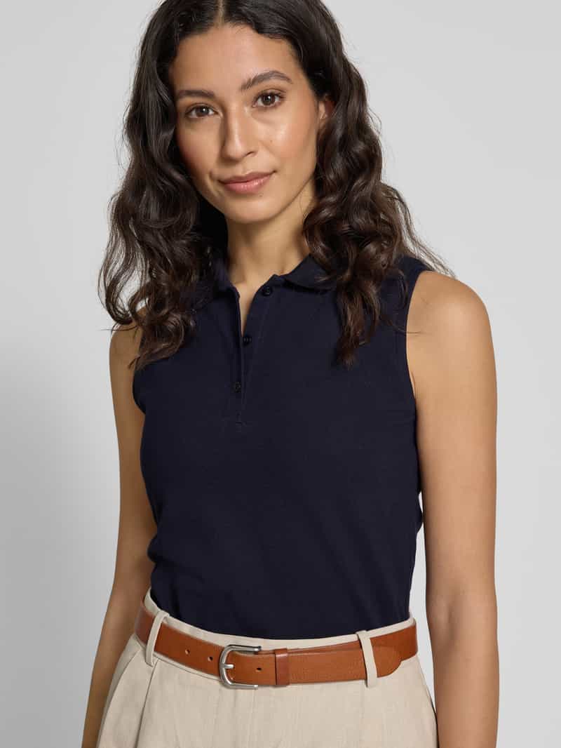 Christian Berg Woman Tanktop met polokraag