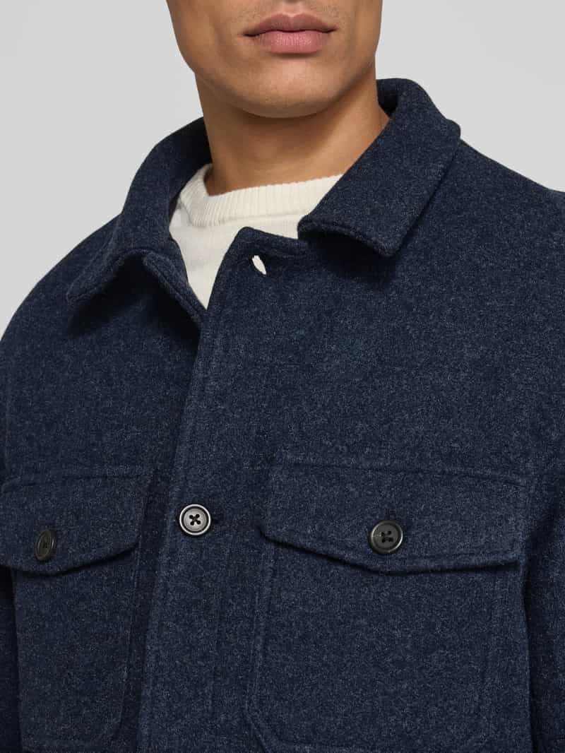 Selected Homme Regular fit jack met wol model 'MITCH'