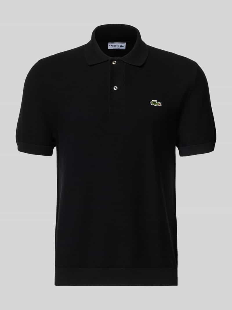 Lacoste Regular Fit poloshirt van puur katoen zwart, foto 7